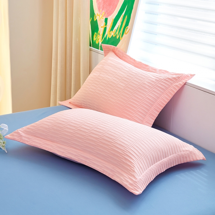 91家纺网 家纺一手货源 找家纺 （总）丰淘 2023新款泡泡纱宽边枕套