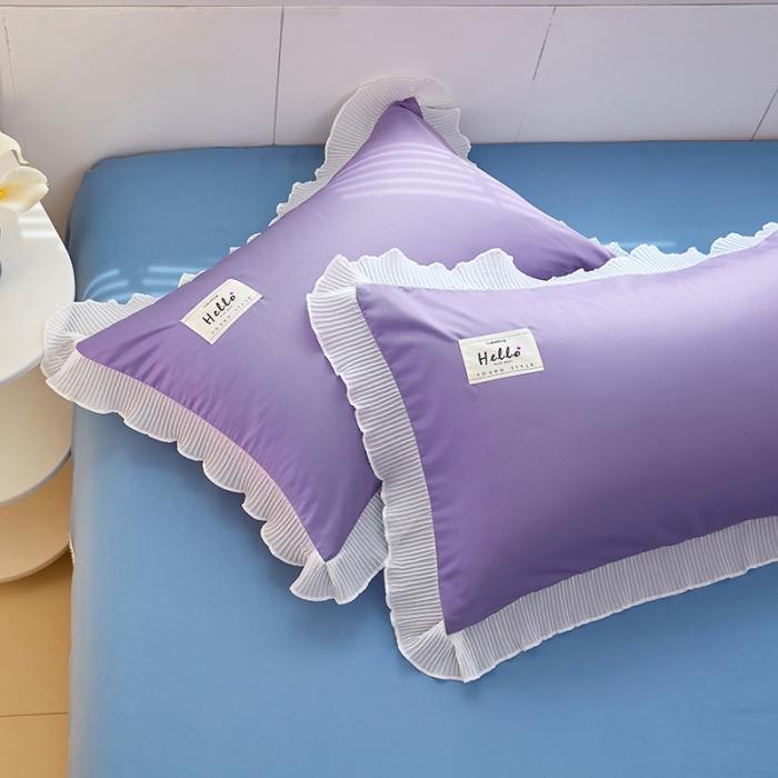 91家纺网 家纺一手货源 找家纺 （总）丰淘 2023新款雪纺花边-水洗真丝枕套