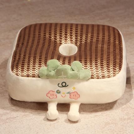 91家纺网 家纺一手货源 找家纺 （总）仟亿莱 2023新款大白菜系列冰藤坐垫