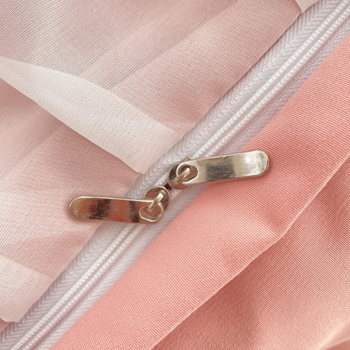 91家纺网 家纺一手货源 找家纺 唐人居 2025新款水洗棉麻花边款花香系列四件套 花香-公主粉