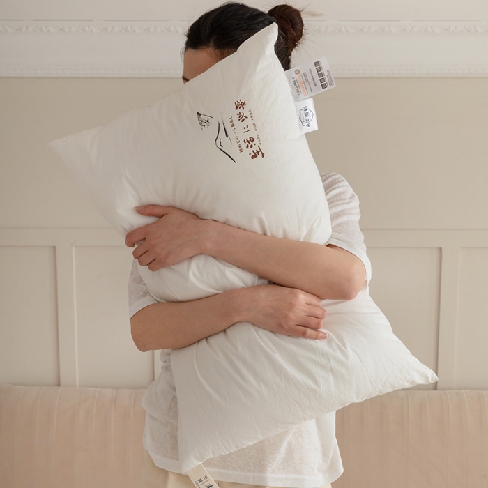 91家纺网 家纺一手货源 找家纺 （总）拾光枕芯 2023新款全棉A类60s日式生活原棉超柔枕