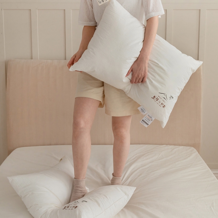 91家纺网 家纺一手货源 找家纺 （总）拾光枕芯 2023新款全棉A类60s日式生活原棉超柔枕