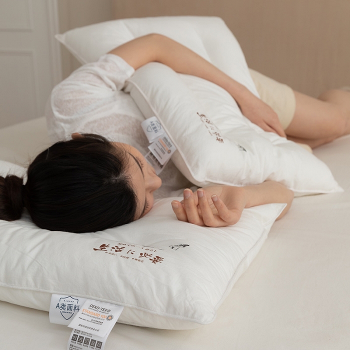 91家纺网 家纺一手货源 找家纺 （总）拾光枕芯 2023新款全棉A类60s日式生活原棉超柔枕