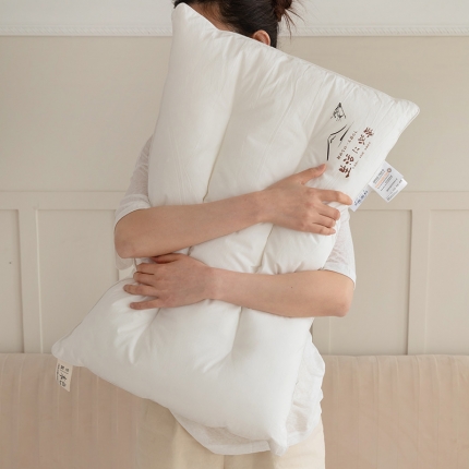 拾光枕芯 2023新款全棉A类60s日式本色原棉超柔枕 低枕