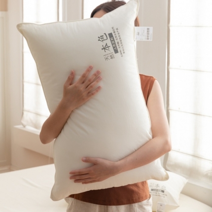 91家纺网 家纺一手货源 找家纺 （总）拾光枕芯 2023新款60s全棉A类天然本色羽丝枕头枕芯