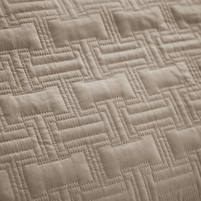 91家纺网 家纺一手货源 找家纺 优乐2023新款唐顿夹棉枕头套 唐顿-都市驼