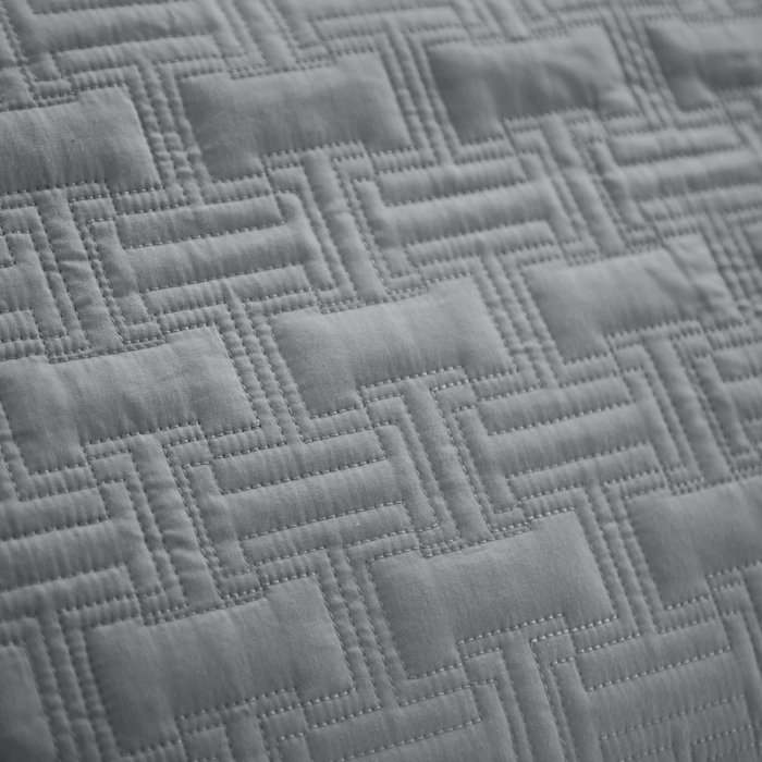 91家纺网 家纺一手货源 找家纺 优乐2023新款唐顿夹棉枕头套 唐顿-贵族灰