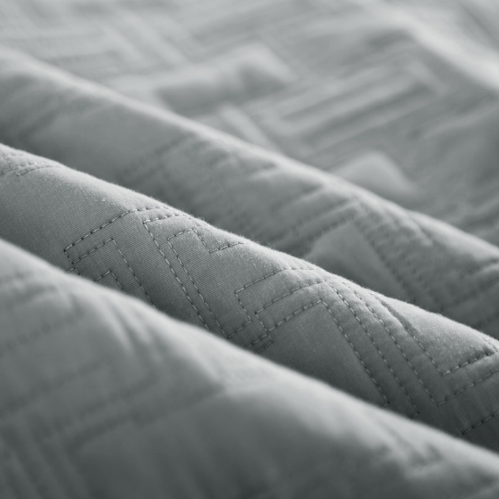 91家纺网 家纺一手货源 找家纺 优乐2023新款唐顿夹棉枕头套 唐顿-贵族灰