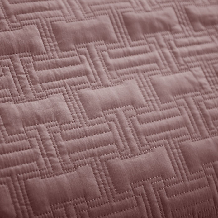 91家纺网 家纺一手货源 找家纺 优乐2023新款唐顿夹棉枕头套 唐顿-魅力豆沙