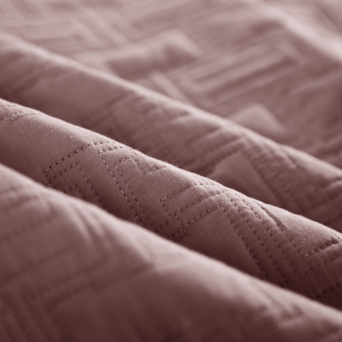 91家纺网 家纺一手货源 找家纺 优乐2023新款唐顿夹棉枕头套 唐顿-魅力豆沙