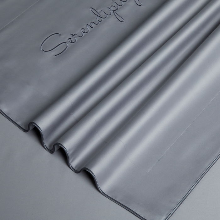 91家纺网 家纺一手货源 找家纺 缔缦 2023新款定织新布种S120系列四件套 高级灰