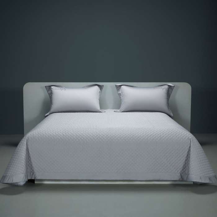 91家纺网 家纺一手货源 找家纺 缔缦 2023新款定织新布种S120系列四件套 高级灰