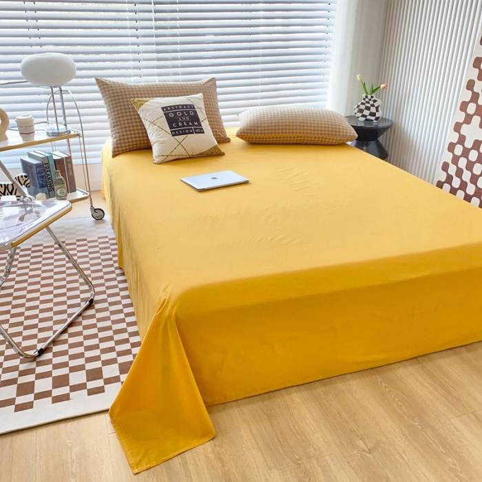 91家纺网 家纺一手货源 找家纺 （总）价格下调三沁 2023新款直播爆款色织水洗棉单品系列单床单