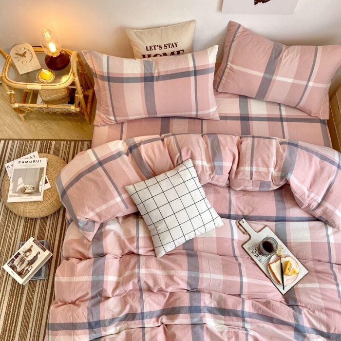 91家纺网 家纺一手货源 找家纺 （总）价格下调三沁2023新款直播爆款色织水洗棉单品系列单被套