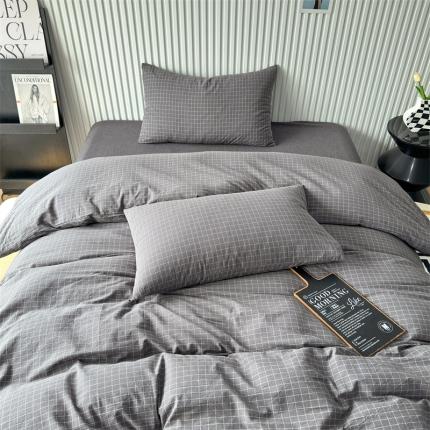 91家纺网 家纺一手货源 找家纺 （总）价格下调三沁2023新款直播爆款色织水洗棉单品系列单枕套