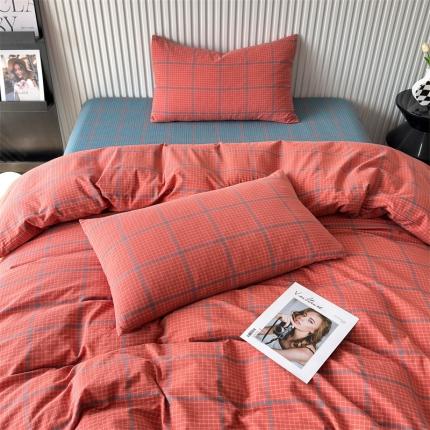 91家纺网 家纺一手货源 找家纺 （总）价格下调三沁2023新款直播爆款色织水洗棉单品系列单枕套