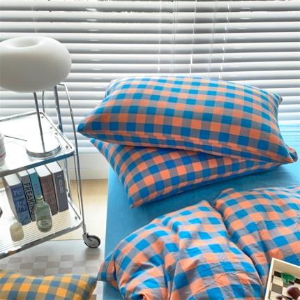 91家纺网 家纺一手货源 找家纺 （总）价格下调三沁2023新款直播爆款色织水洗棉单品系列单枕套