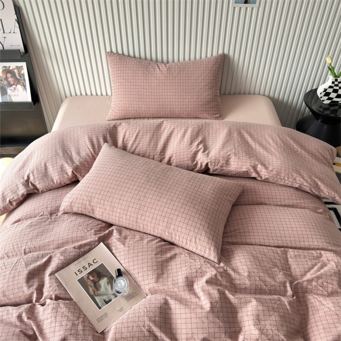 91家纺网 家纺一手货源 找家纺 （总）价格下调三沁2023新款直播爆款色织水洗棉单品系列单枕套