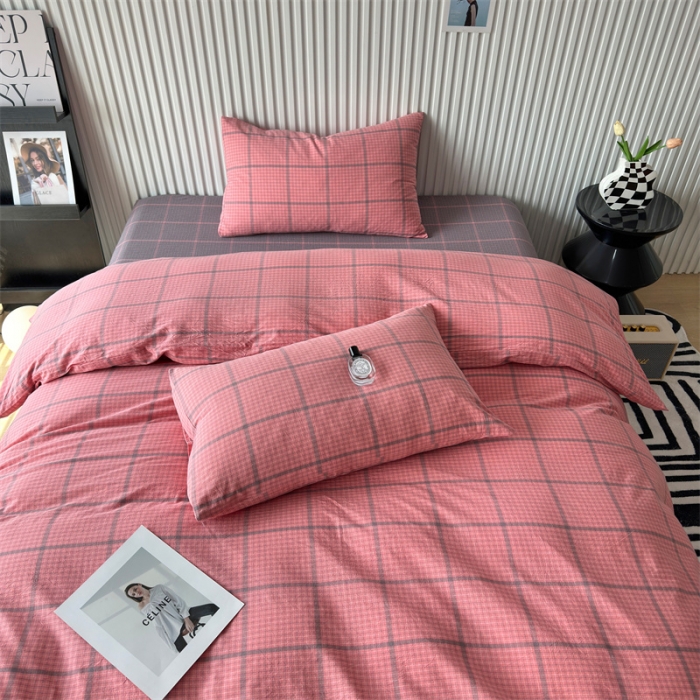 91家纺网 家纺一手货源 找家纺 （总）价格下调三沁2023新款直播爆款色织水洗棉单品系列单枕套