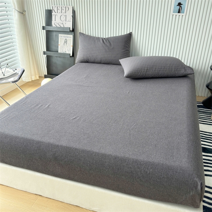 91家纺网 家纺一手货源 找家纺 （总）价格下调三沁2023新款直播爆款色织水洗棉单品系列单床笠