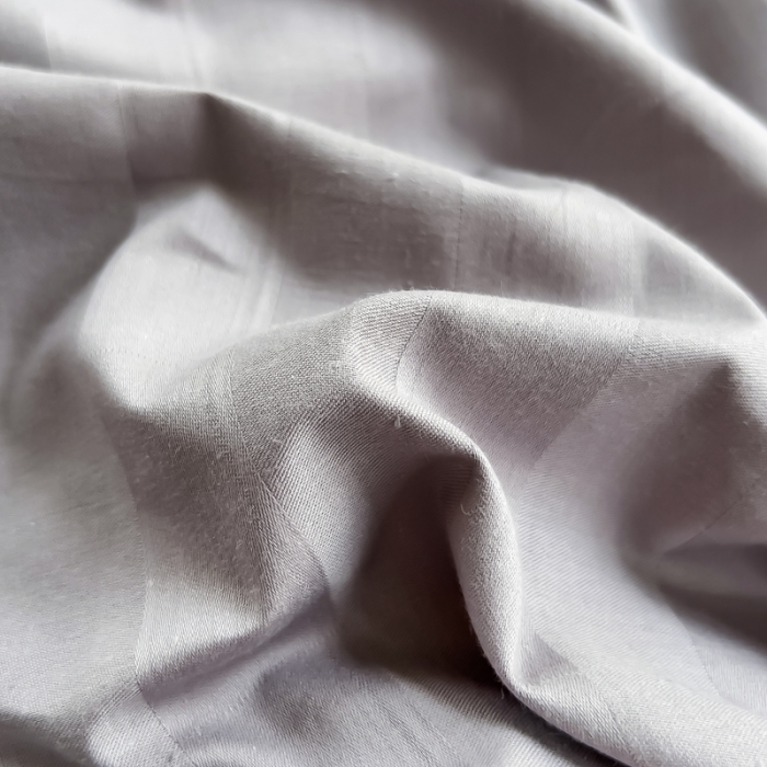 91家纺网 家纺一手货源 找家纺 慕尚 2025新款60支长绒棉提花条纹系列四件套 条纹灰色