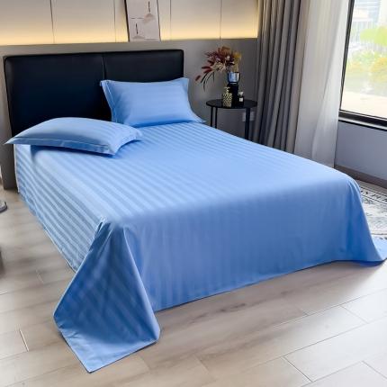 91家纺网 家纺一手货源 找家纺 （总）慕尚 2025新款60支长绒棉提花条纹系列单品床单