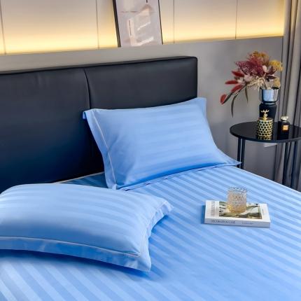 91家纺网 家纺一手货源 找家纺 （总）慕尚 2025新款60支长绒棉提花条纹系列单品枕套