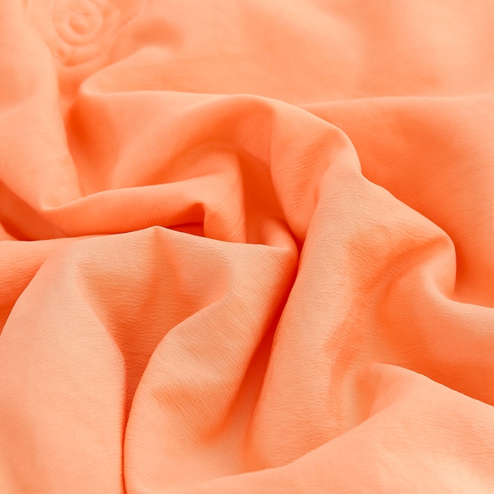 91家纺网 家纺一手货源 找家纺 爱宝被业 2025新款水洗棉麻夏被 热情橙