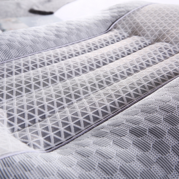 91家纺网 家纺一手货源 找家纺 拾光枕芯 2023新款冰豆豆凉感科技枕48*74cm 绿色