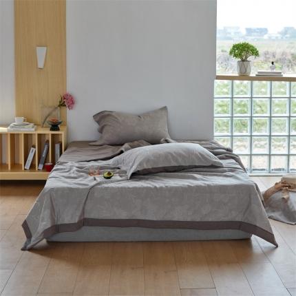 91家纺网 家纺一手货源 找家纺 (总) 安莱生活 2023新款双层纱大提花馥香夏被及夏被四件套