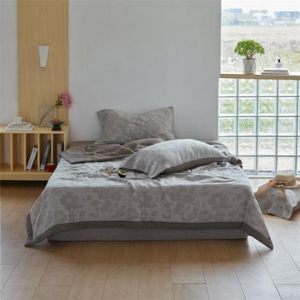 91家纺网 家纺一手货源 找家纺 (总) 安莱生活 2023新款双层纱大提花花都夏被及夏被四件套