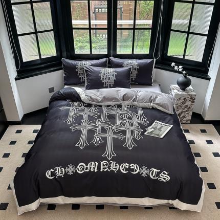 91家纺网 家纺一手货源 找家纺 (总) 摩卡 2024新款水洗真丝轻奢系列四件套