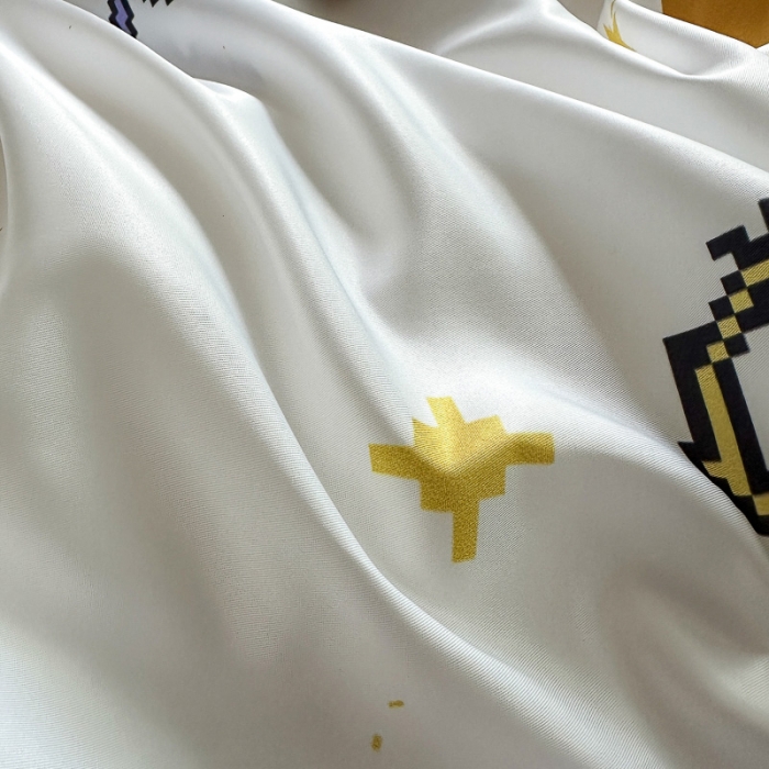 91家纺网 家纺一手货源 找家纺 摩卡 2024新款水洗真丝轻奢系列四件套 星座