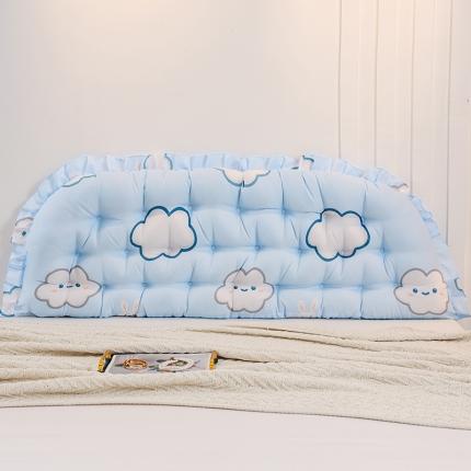 91家纺网 家纺一手货源 找家纺 碧尔家居 2025新款床头靠垫床上靠枕榻榻米软包靠背抱枕 快乐云朵