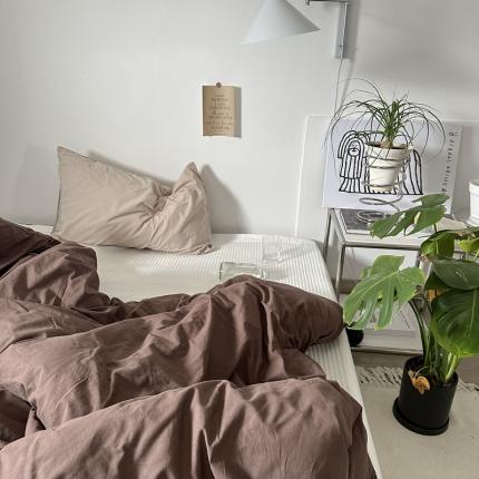 91家纺网 家纺一手货源 找家纺 （总）恋恋三季 2024新款32支染色水洗棉单被套