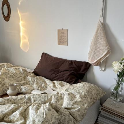 91家纺网 家纺一手货源 找家纺 （总）恋恋三季 2024新款40支133*72全棉斜纹单被套