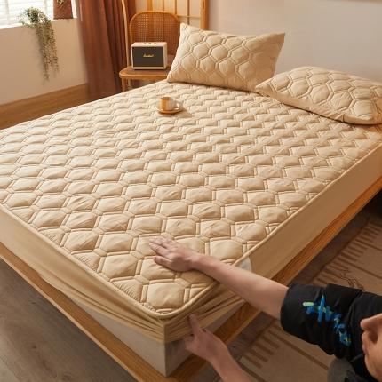 91家纺网 家纺一手货源 找家纺 （总）乐逸2023新款亲肤夹棉防水床笠