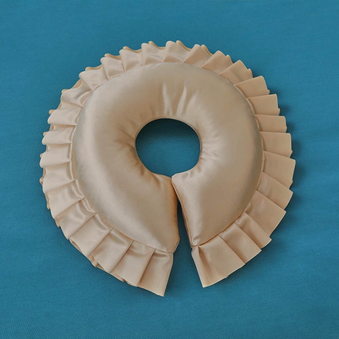 91家纺网 家纺一手货源 找家纺 控价198 不打烊家纺 2023新款冰丝撞色款美容床罩 冰丝撞色款-蓝色