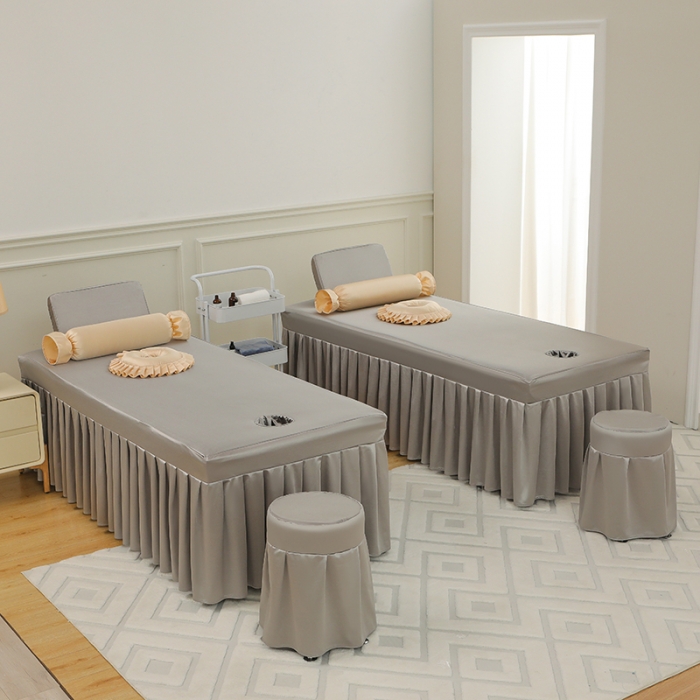 91家纺网 家纺一手货源 找家纺 控价198 不打烊家纺 2023新款冰丝撞色款美容床罩 冰丝撞色款-玉色