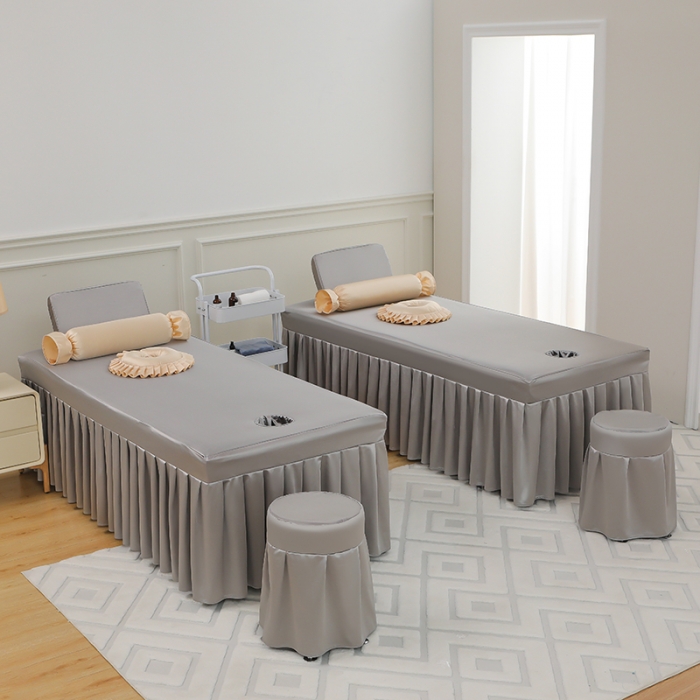 91家纺网 家纺一手货源 找家纺 控价198 不打烊家纺 2023新款冰丝撞色款美容床罩 冰丝撞色款-紫罗兰