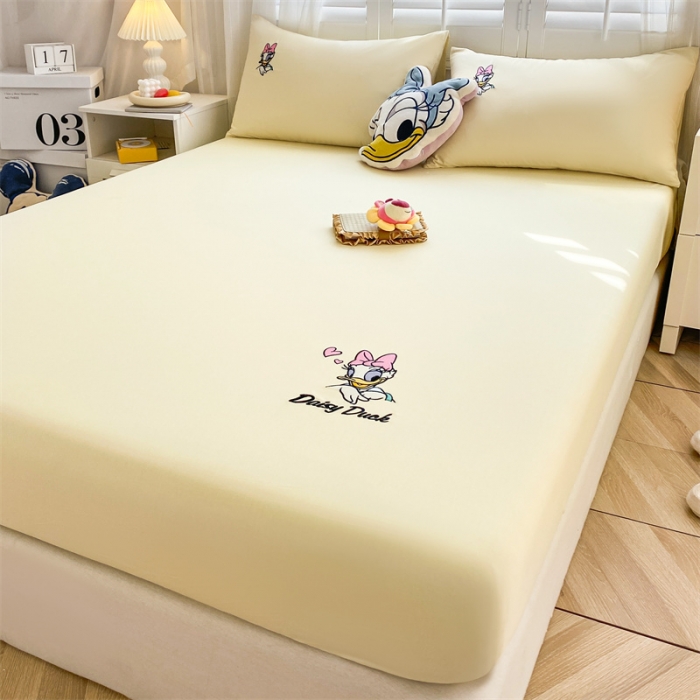 91家纺网 家纺一手货源 找家纺 鑫钰 2023新款A类全棉升级迪士尼系列床笠 黛西公主