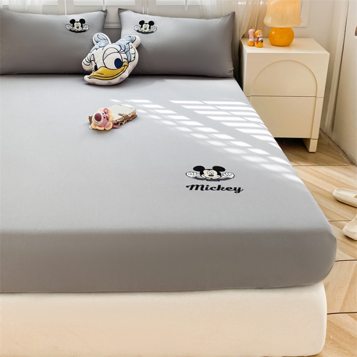 91家纺网 家纺一手货源 找家纺 鑫钰 2023新款A类全棉升级迪士尼系列床笠 快乐米奇