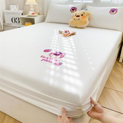 鑫钰 2023新款A类全棉升级迪士尼系列床笠 草莓熊