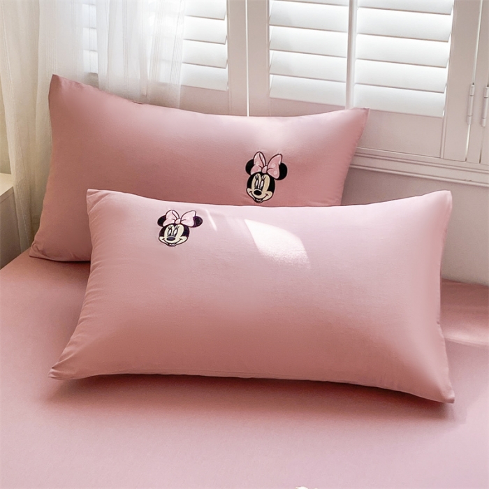 91家纺网 家纺一手货源 找家纺 鑫钰 2023新款A类全棉升级迪士尼系列床笠 米妮公主