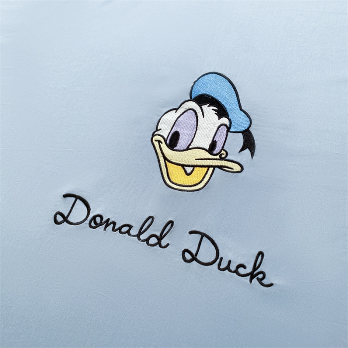 91家纺网 家纺一手货源 找家纺 鑫钰 2023新款A类全棉升级迪士尼系列床笠 唐老鸭