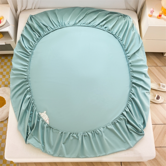 91家纺网 家纺一手货源 找家纺 鑫钰 2023新款A类全棉升级迪士尼系列床笠 小熊维尼