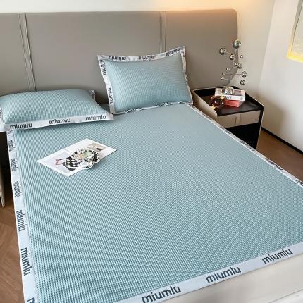 91家纺网 家纺一手货源 找家纺 （总）卡巴伦 2024新款A类miumlu凉泡泡抗菌席款-包边款