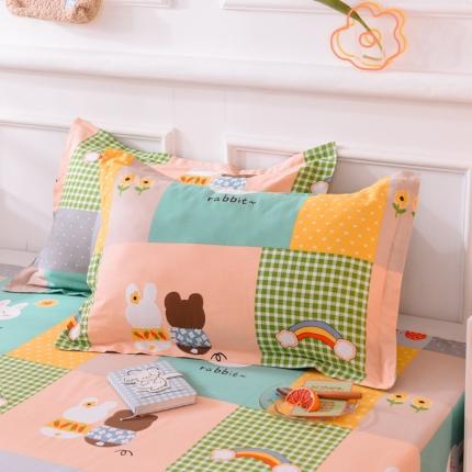 91家纺网 家纺一手货源 找家纺 （总）多品家纺 2023新款12868全棉双针单枕套