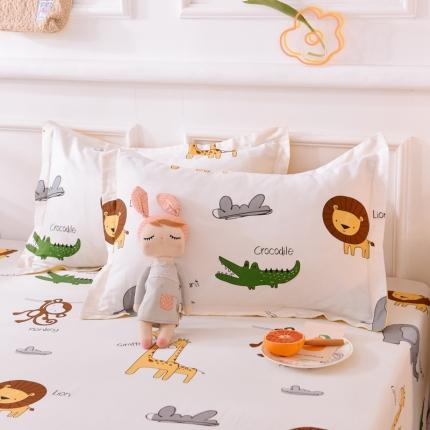 91家纺网 家纺一手货源 找家纺 多品家纺 2023新款12868全棉双针单枕套 动物世界