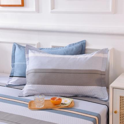 91家纺网 家纺一手货源 找家纺 （总）多品家纺 2023新款12868全棉双针单枕套